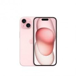 Apple iPhone 15 - 5G smartphone - dual-SIM / Internal Memory 256 GB - OLED display - 6.1" - 2556 x 1179 pixels - 2x rear cameras 48 MP, 12 MP - front camera 12 MP - pink